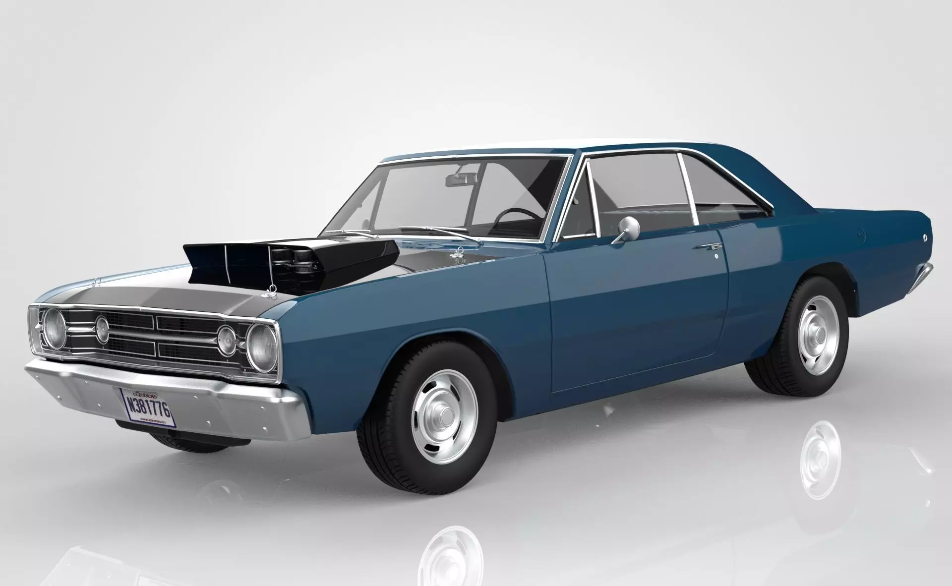 Dodge Dart Hemi 3D model_0