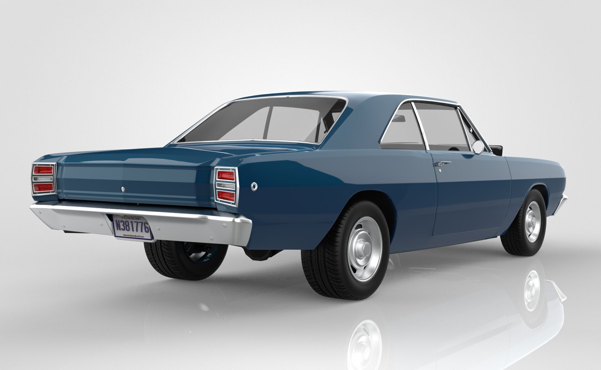 Dodge Dart Hemi 3D model_5