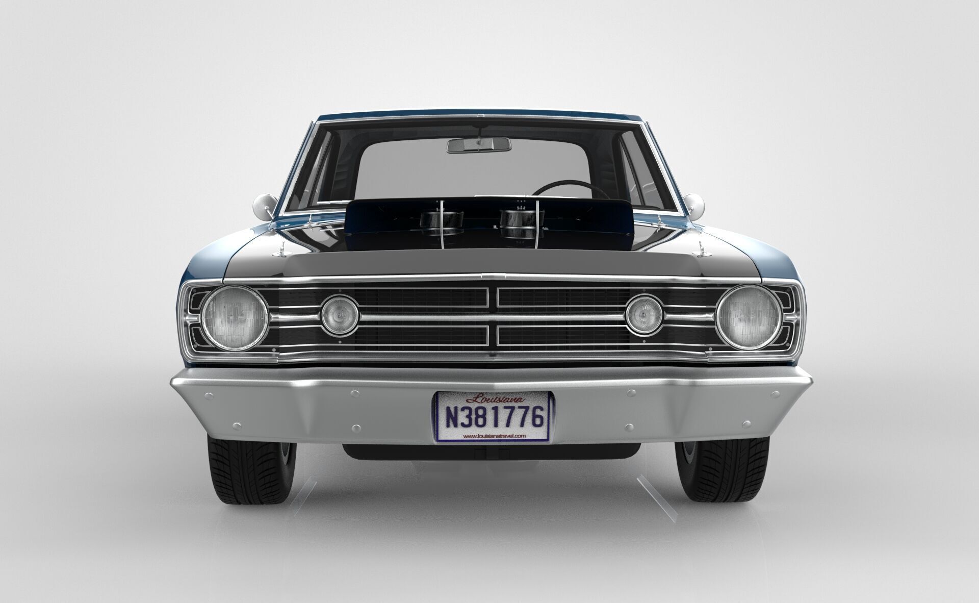 Dodge Dart Hemi 3D model_9