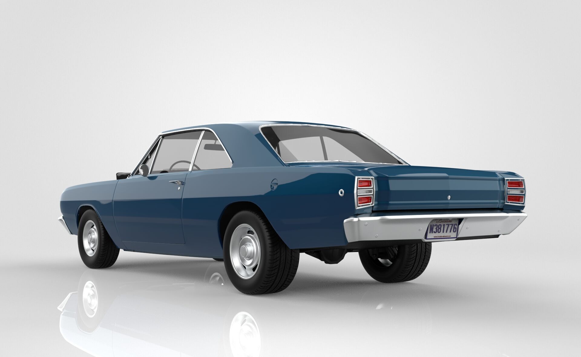 Dodge Dart Hemi 3D model_3
