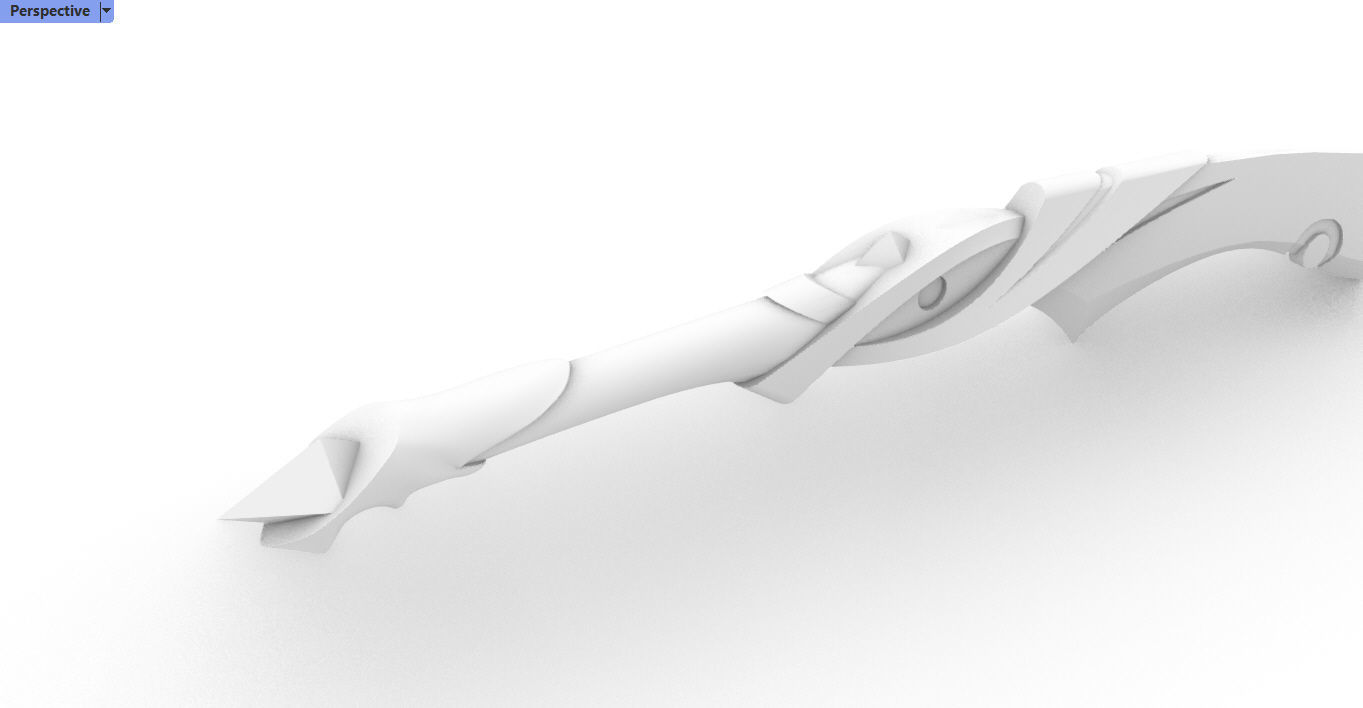 Genshin Impact Alhaitham secondary sword  3D print model_10