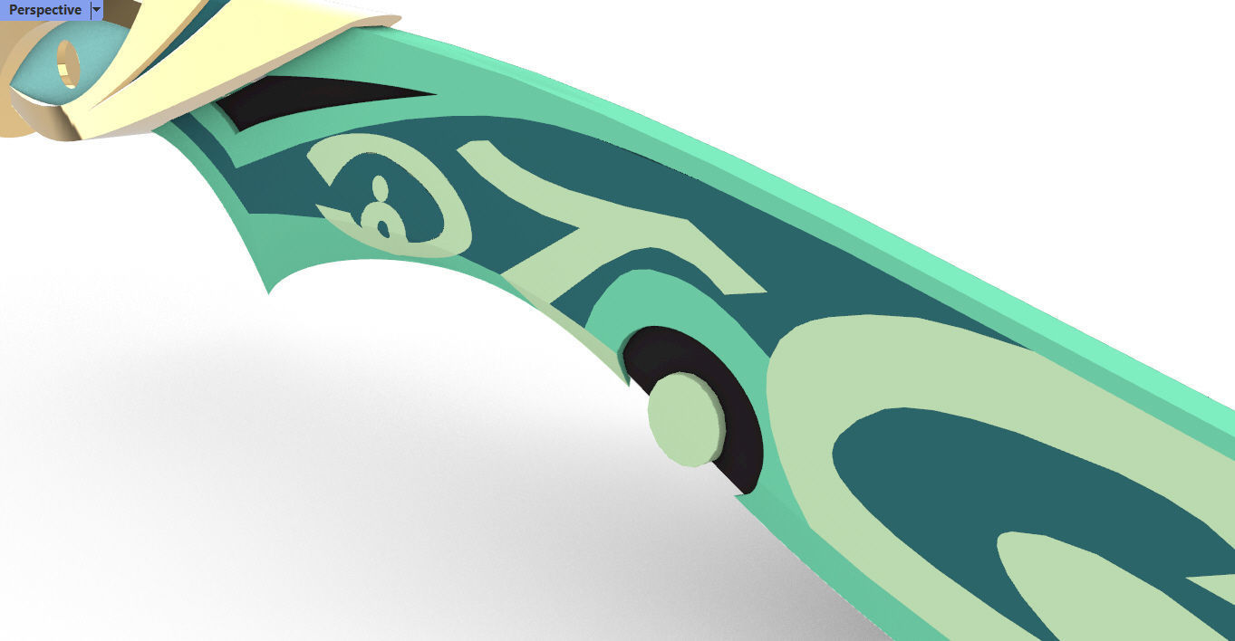 Genshin Impact Alhaitham secondary sword  3D print model_7