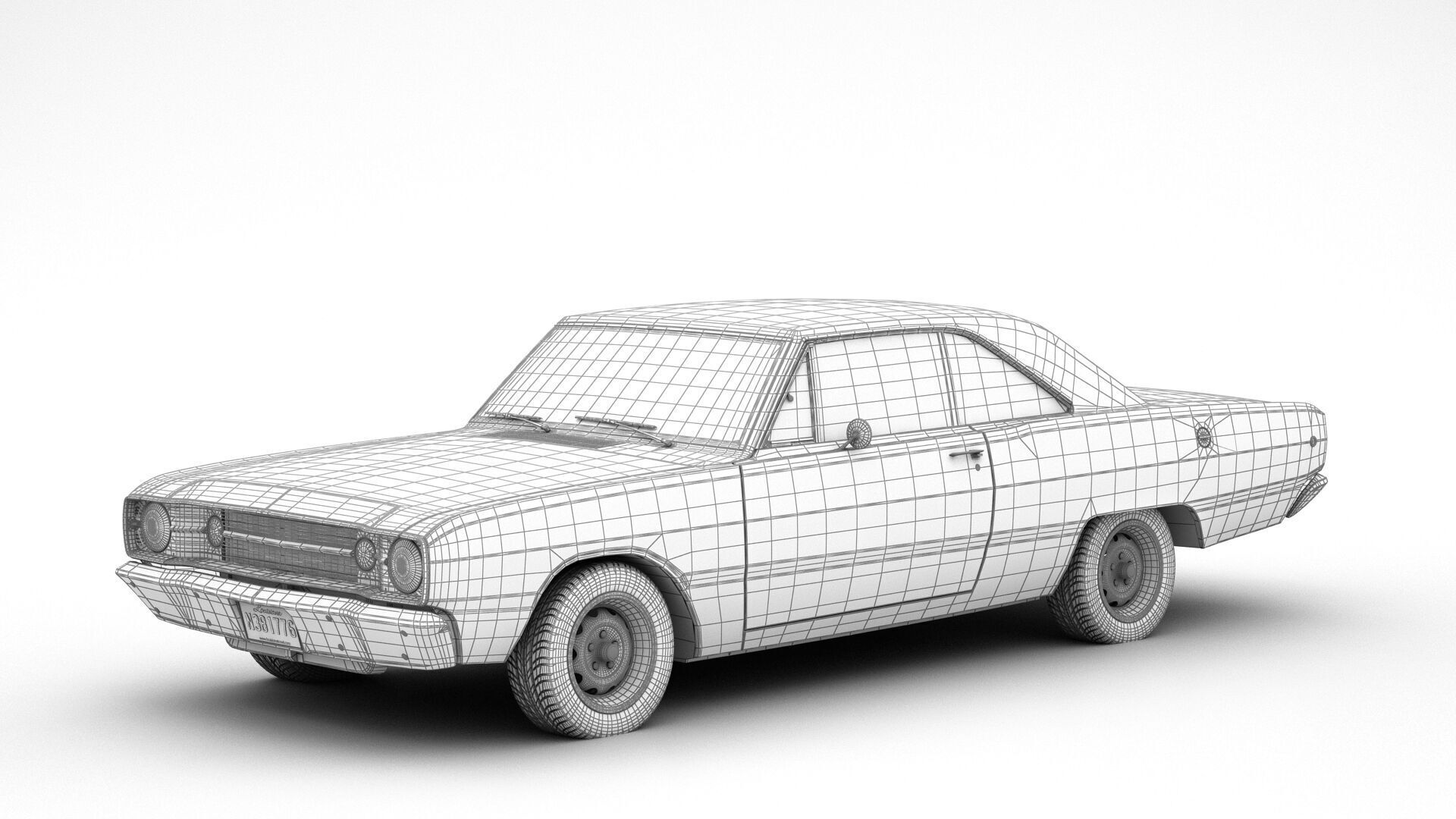 Dodge Dart 3D model_10