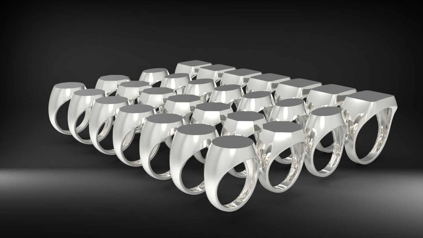 SIGNET YUZUKLER - 28 ADET TOPLU 3D print model_1