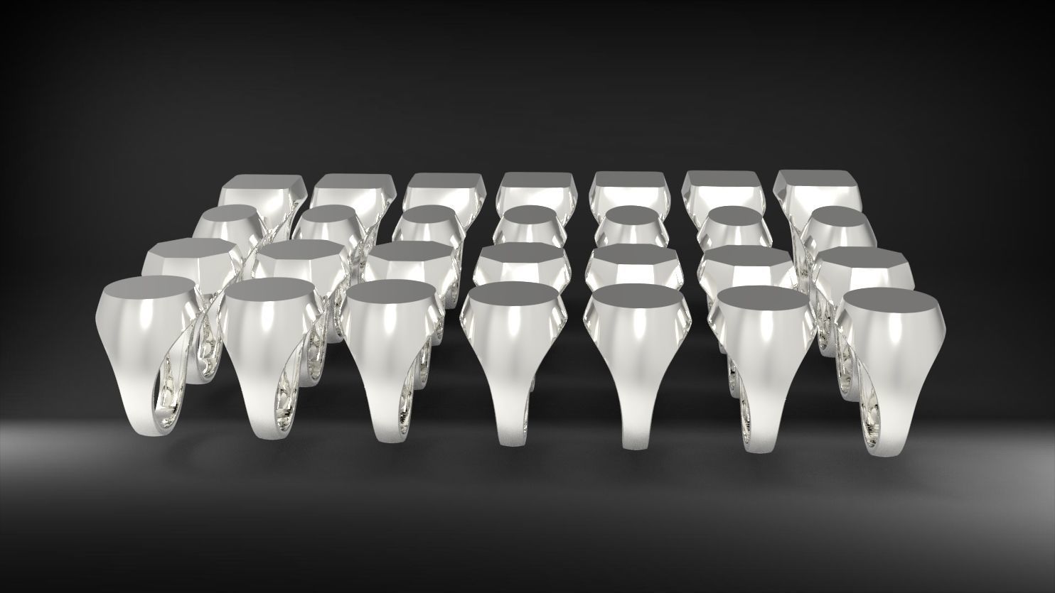 SIGNET YUZUKLER - 28 ADET TOPLU 3D print model_15