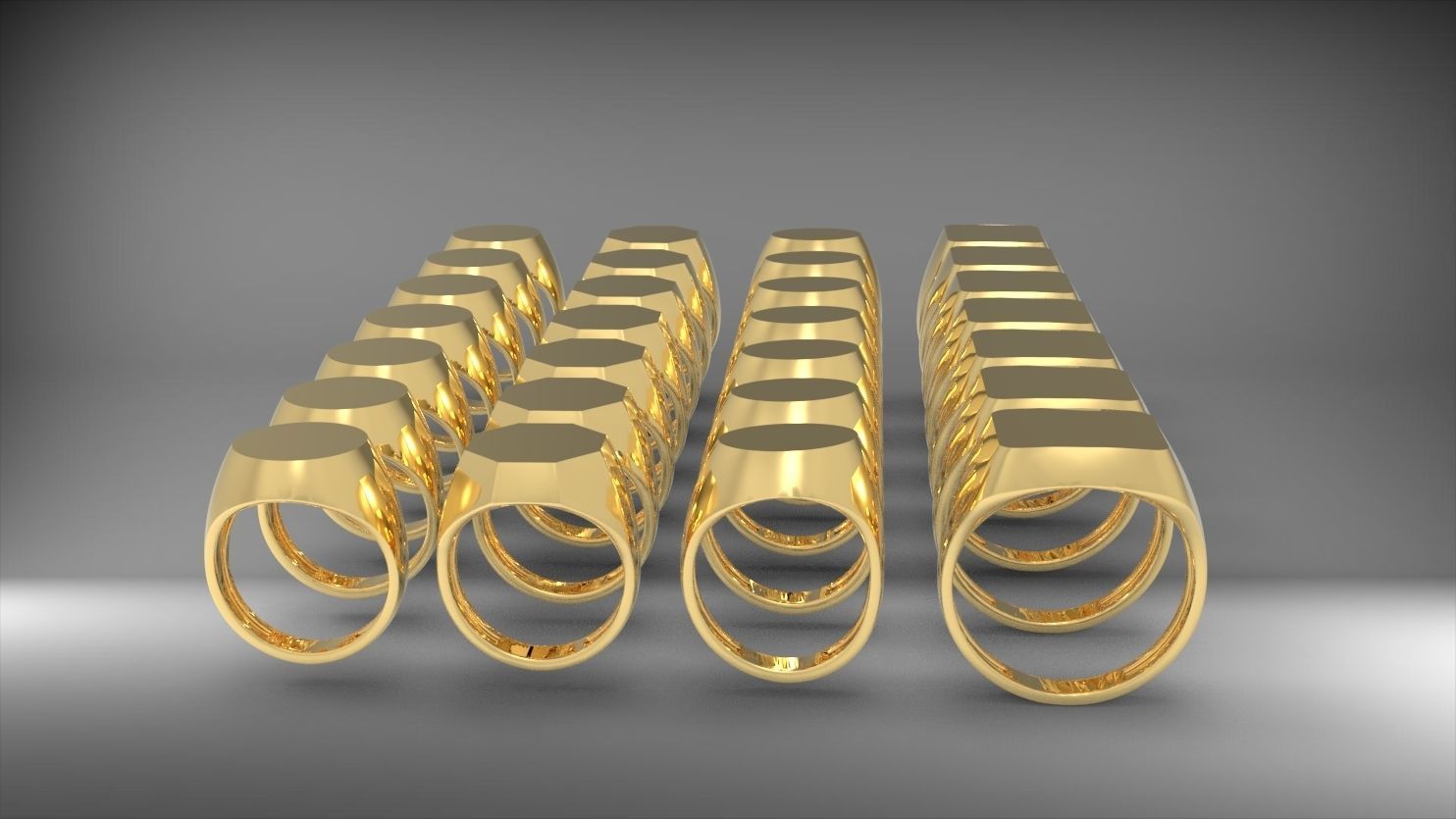 SIGNET YUZUKLER - 28 ADET TOPLU 3D print model_2