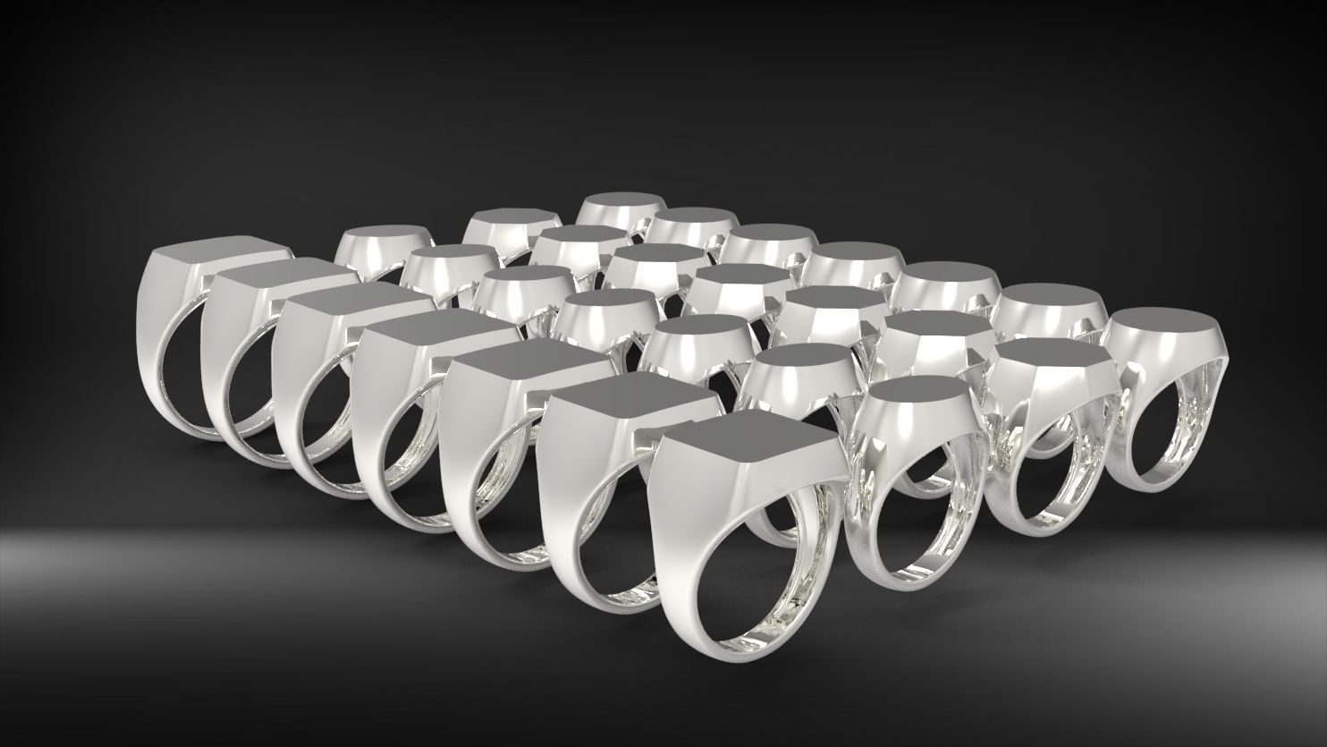 SIGNET YUZUKLER - 28 ADET TOPLU 3D print model_9