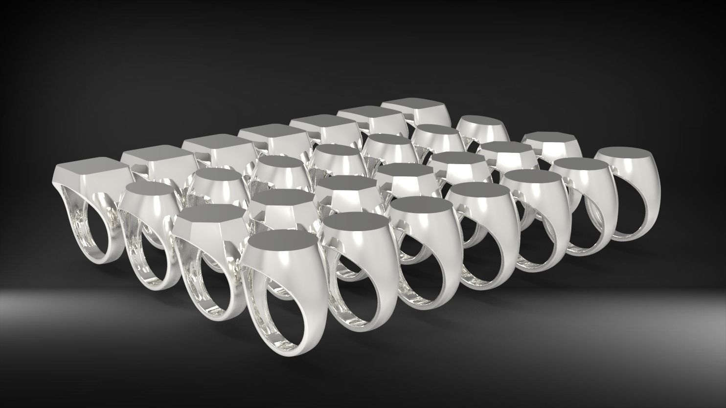 SIGNET YUZUKLER - 28 ADET TOPLU 3D print model_13