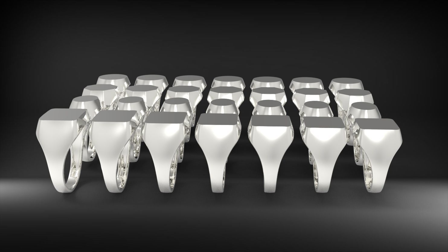 SIGNET YUZUKLER - 28 ADET TOPLU 3D print model_7