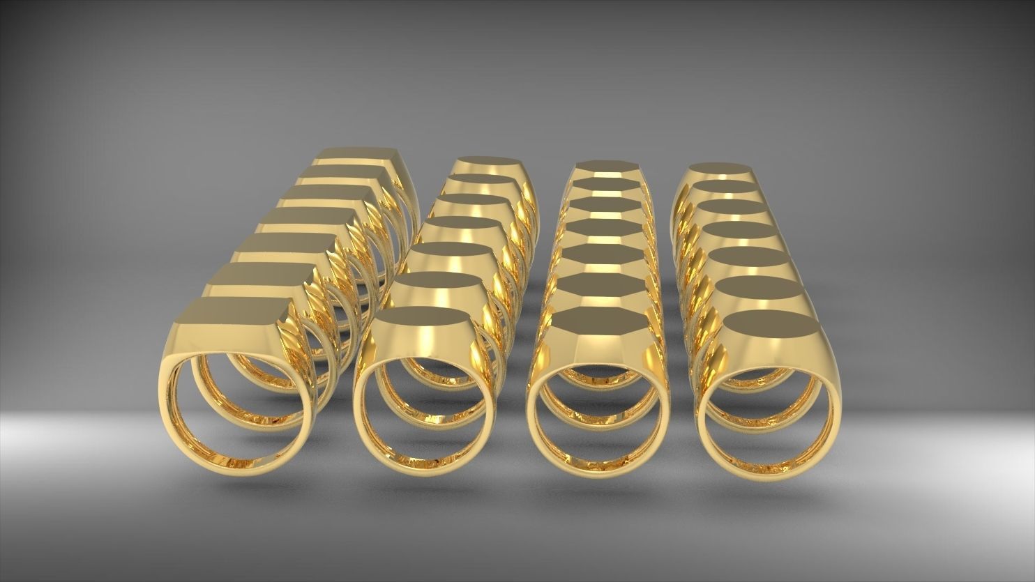 SIGNET YUZUKLER - 28 ADET TOPLU 3D print model_10