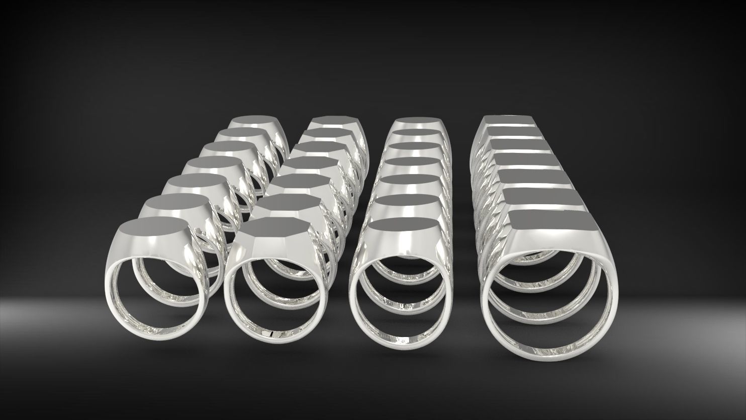 SIGNET YUZUKLER - 28 ADET TOPLU 3D print model_3