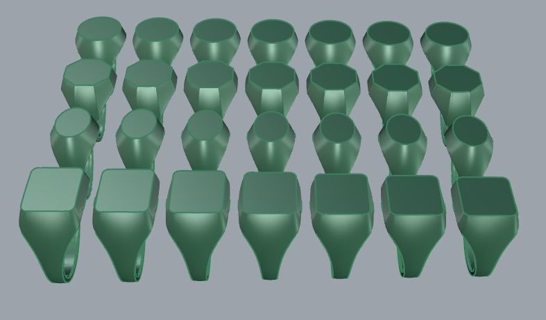 SIGNET YUZUKLER - 28 ADET TOPLU 3D print model_19