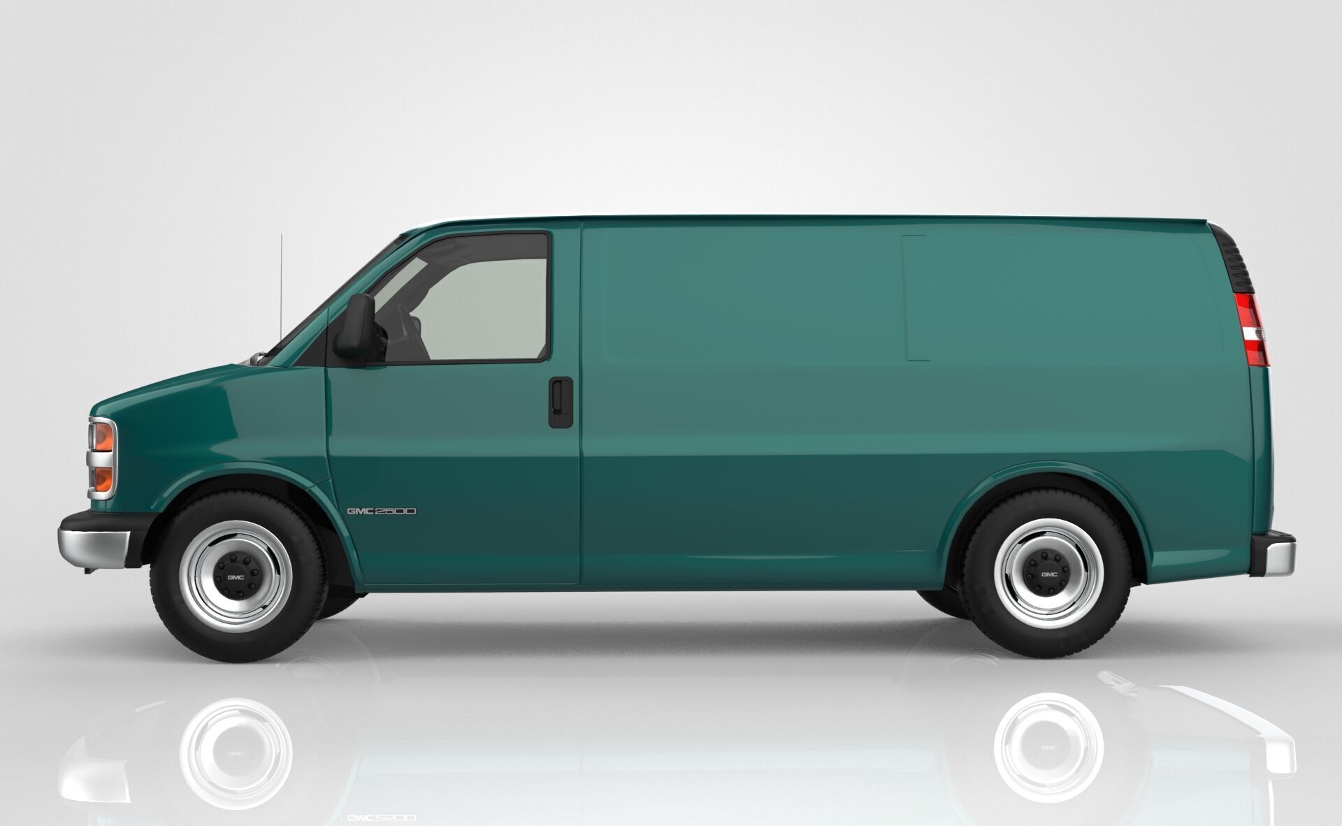 GMC Savana Van 1997 3D model_1