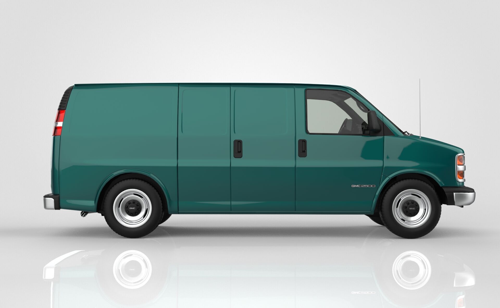 GMC Savana Van 1997 3D model_7