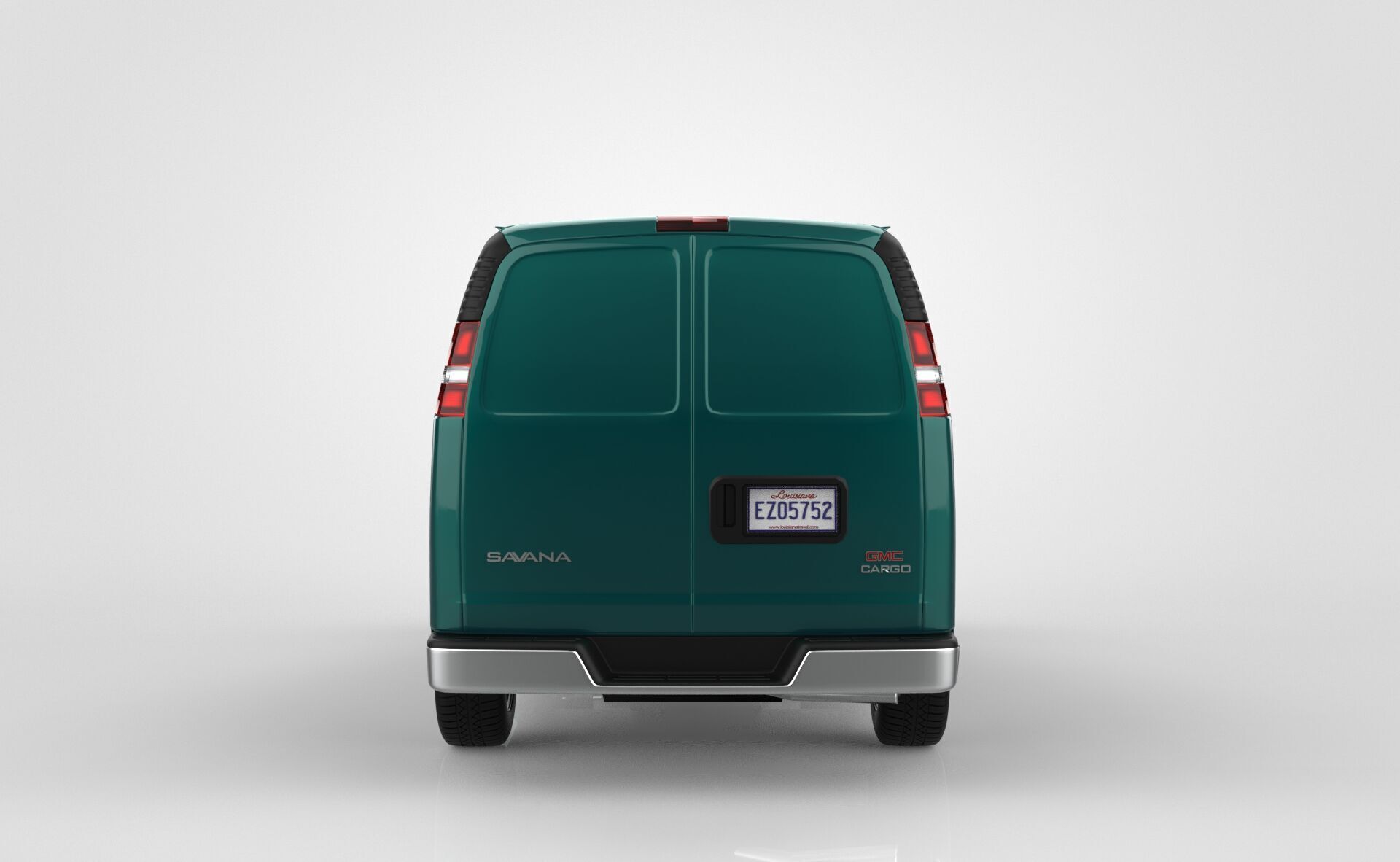 GMC Savana Van 1997 3D model_4
