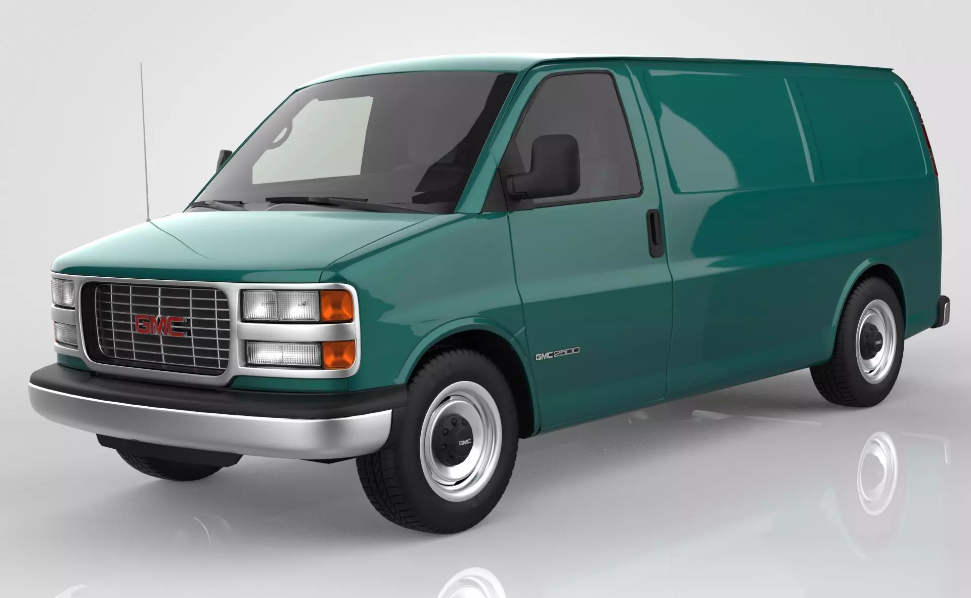 GMC Savana Van 1997 3D model_0