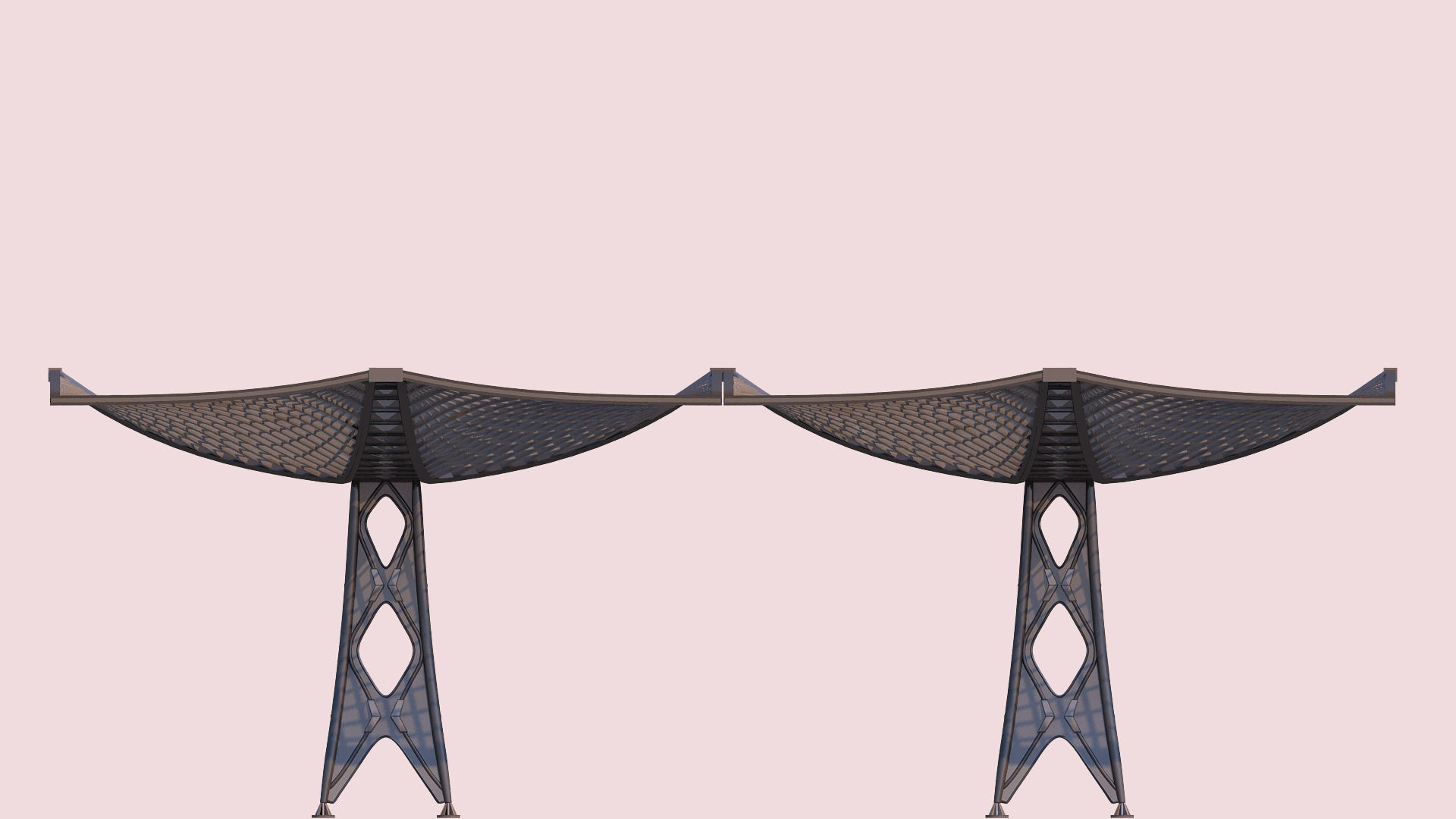 0040 - Parametric Pergola 3D model_10