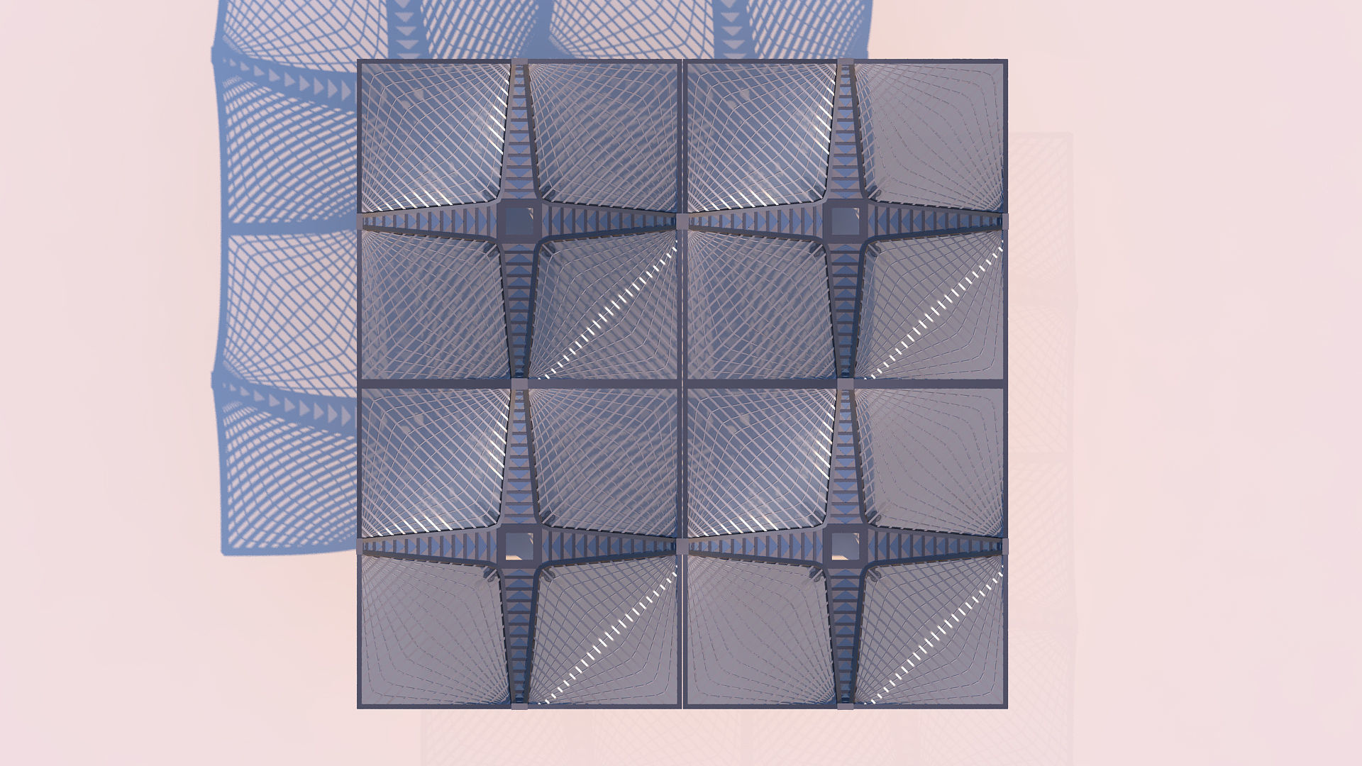 0040 - Parametric Pergola 3D model_9