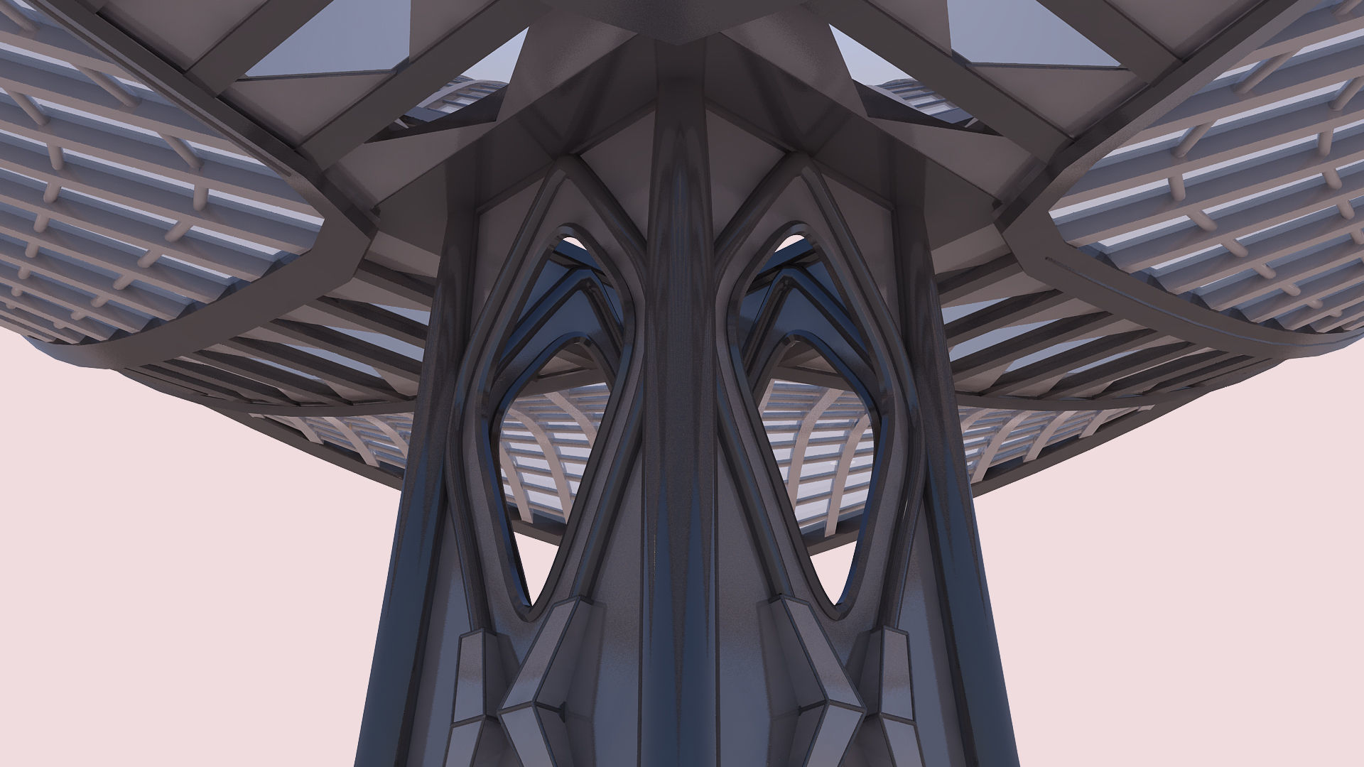0040 - Parametric Pergola 3D model_6