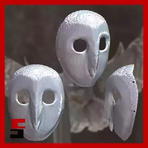 Owl mask 3D print model