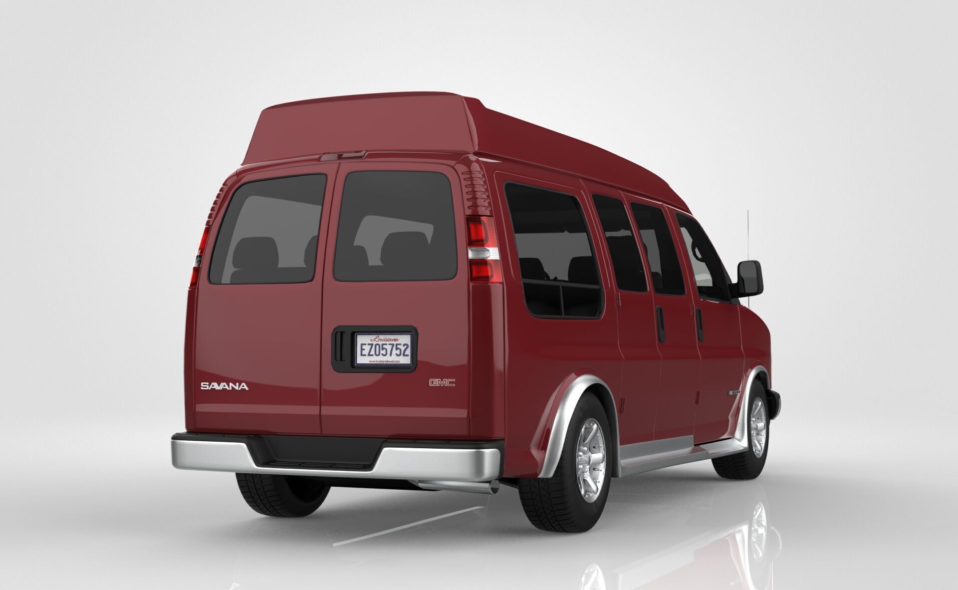 GMC Savana Conversion Van 1997 3D model_5