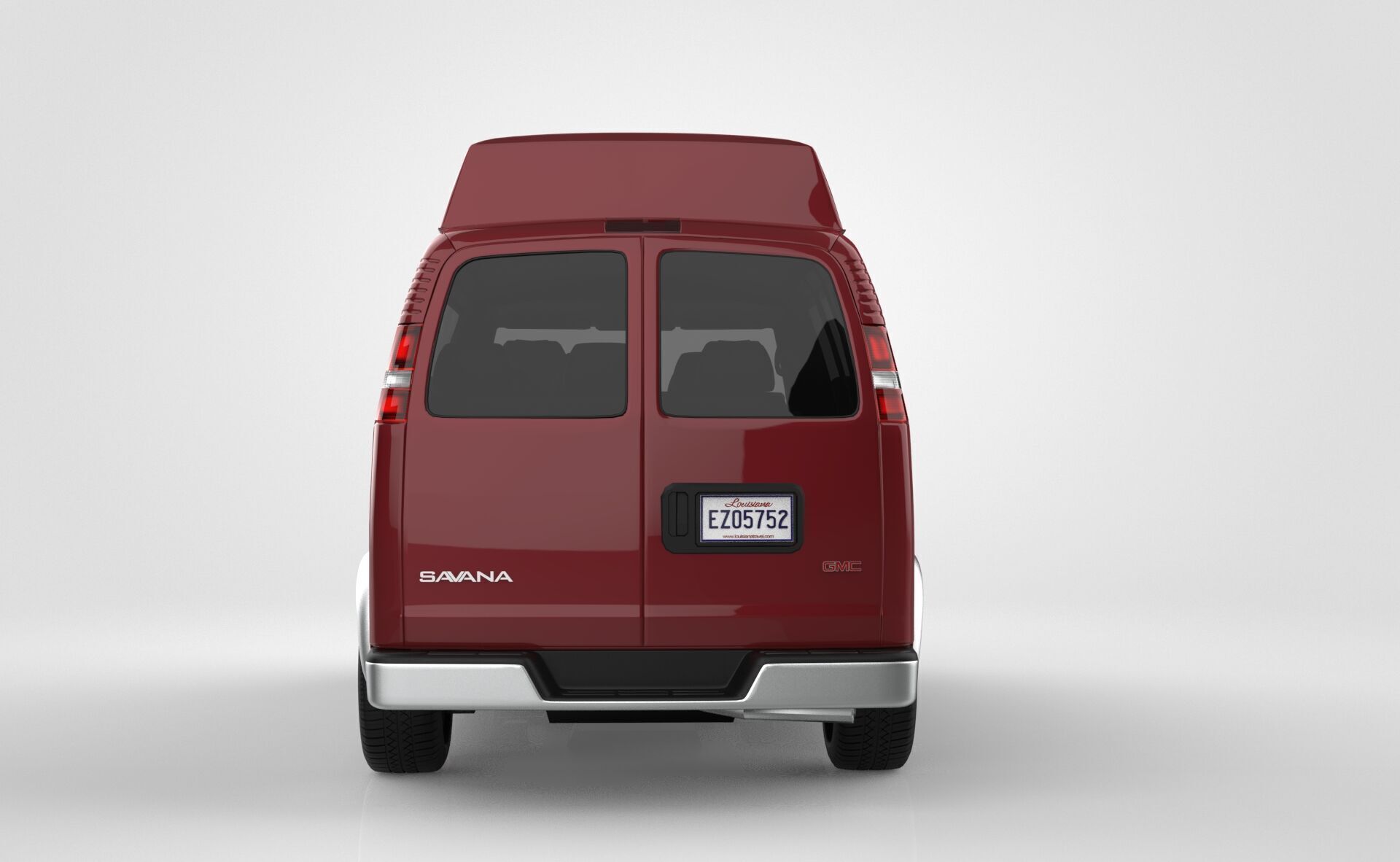 GMC Savana Conversion Van 1997 3D model_4