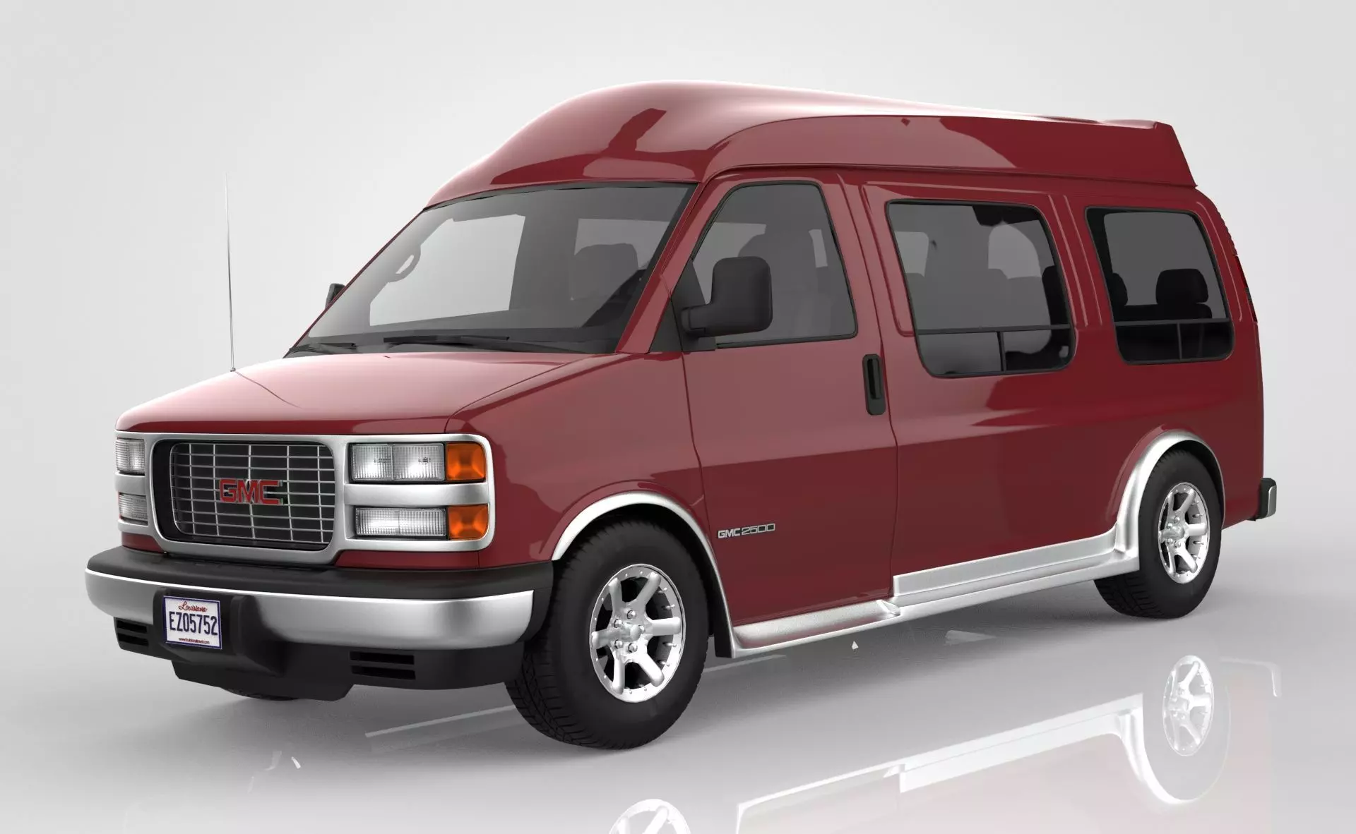 GMC Savana Conversion Van 1997 3D model_0