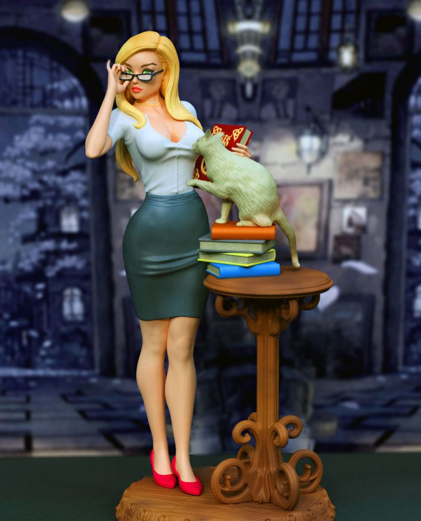 black cat 3D print model_2