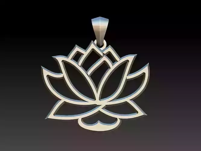 Lotus Flower Pendant