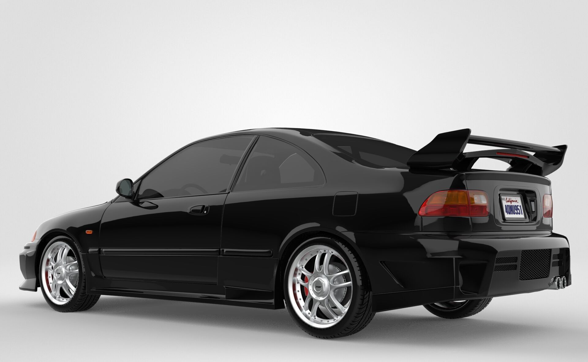 Honda Civic EJ1 Coupe - The Fast and the Furious 3D model | CGTrader