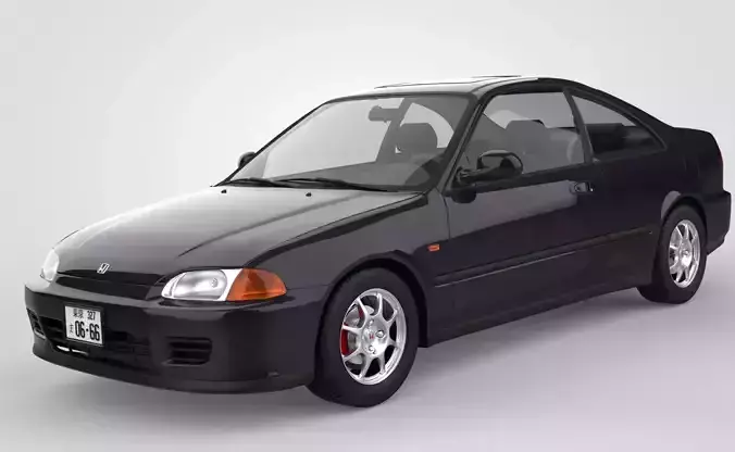 Honda Civic EJ1 Coupe 3D model