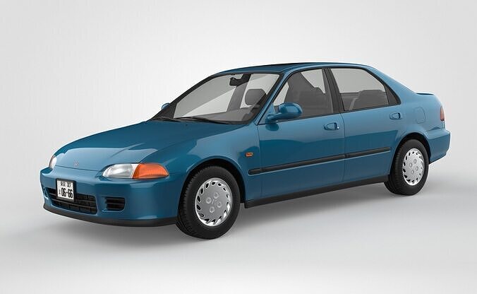 Honda Civic EG Sedan 1993 3D model