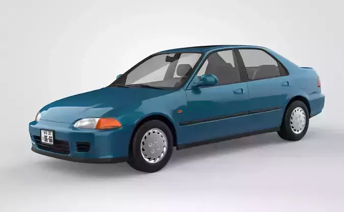 Honda Civic EG Sedan 1993 3D model