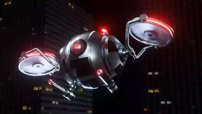 Sci-fi Drone 3D model