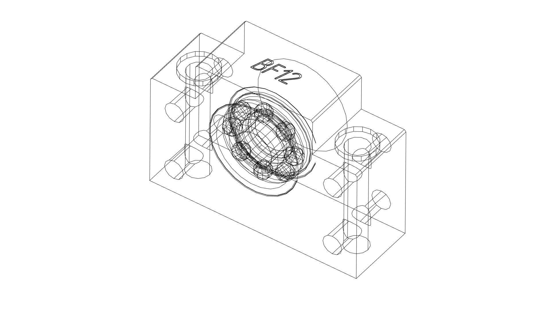 BF12 supports 3D model_5