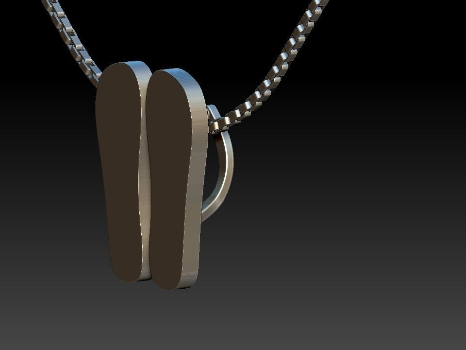 Havaianas Pendant 3D print model_4