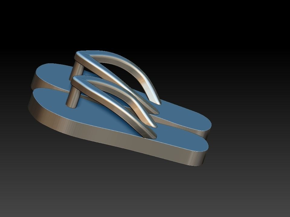 Havaianas Pendant 3D print model_10