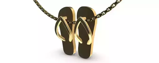 Havaianas Pendant 3D print model