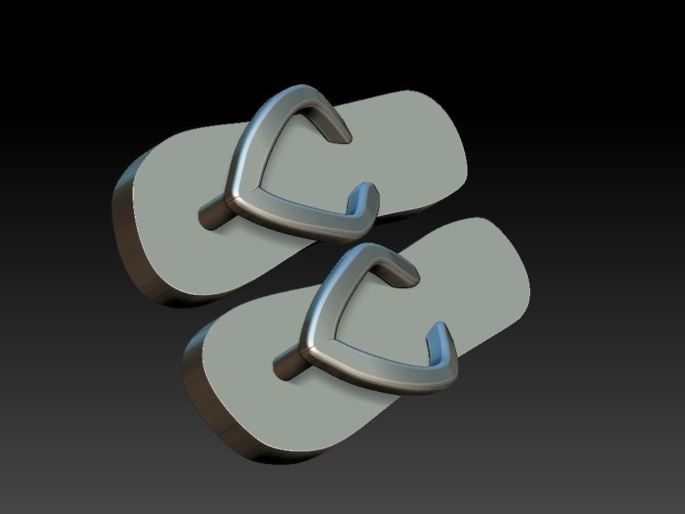 Havaianas Pendant 3D print model_12