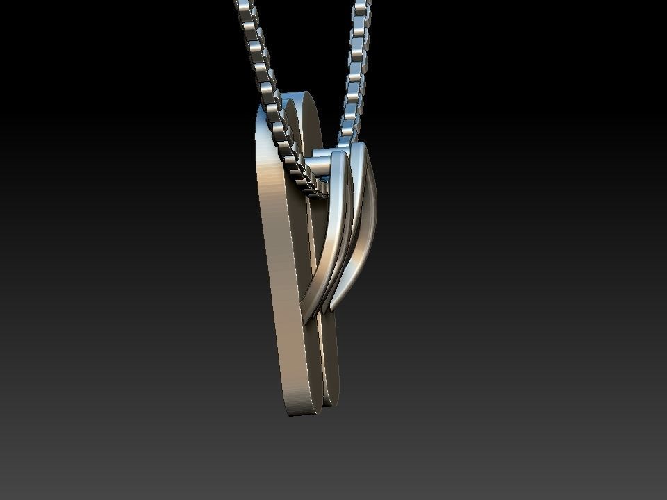 Havaianas Pendant 3D print model_3