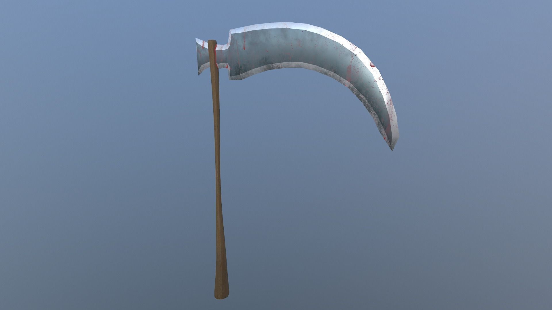  Scythe - Sickle Low-poly 3D model_22