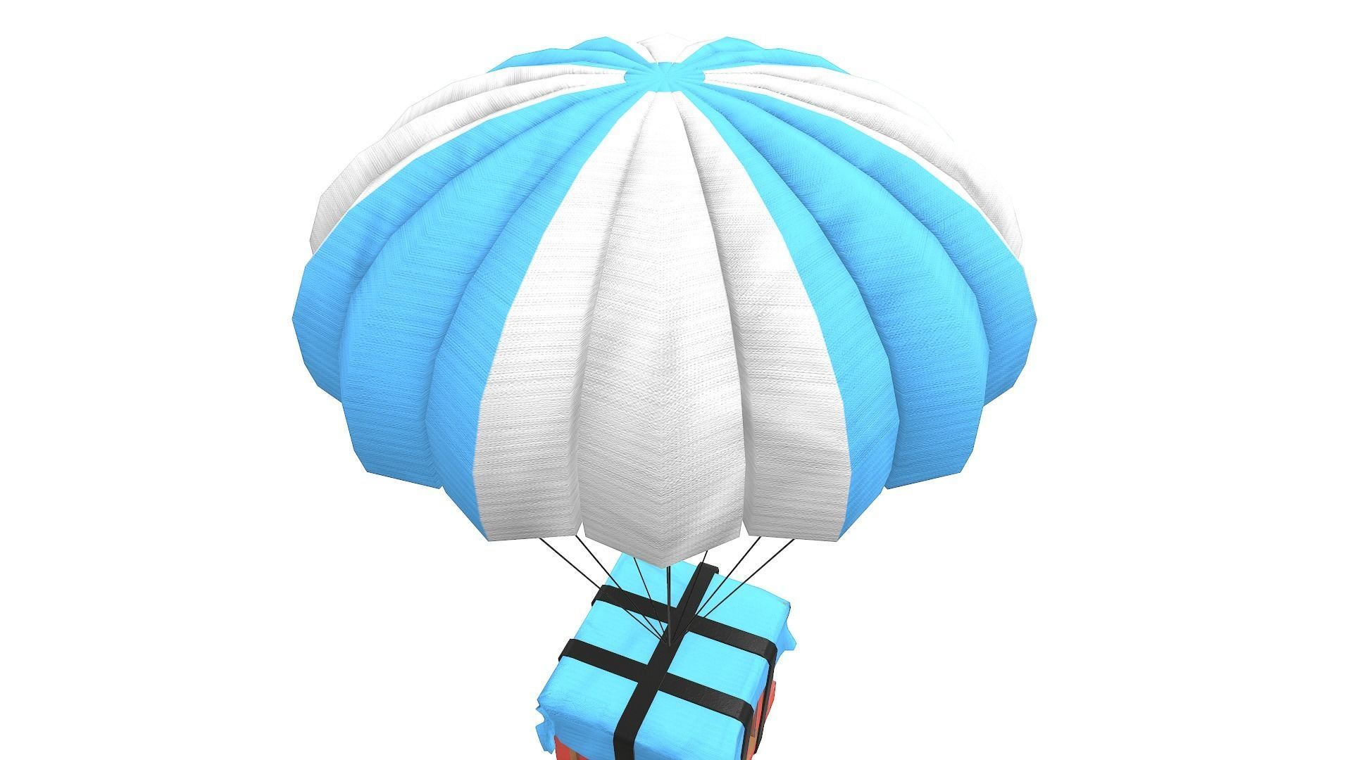 Air Drop Boxes Low-poly 3D model_12