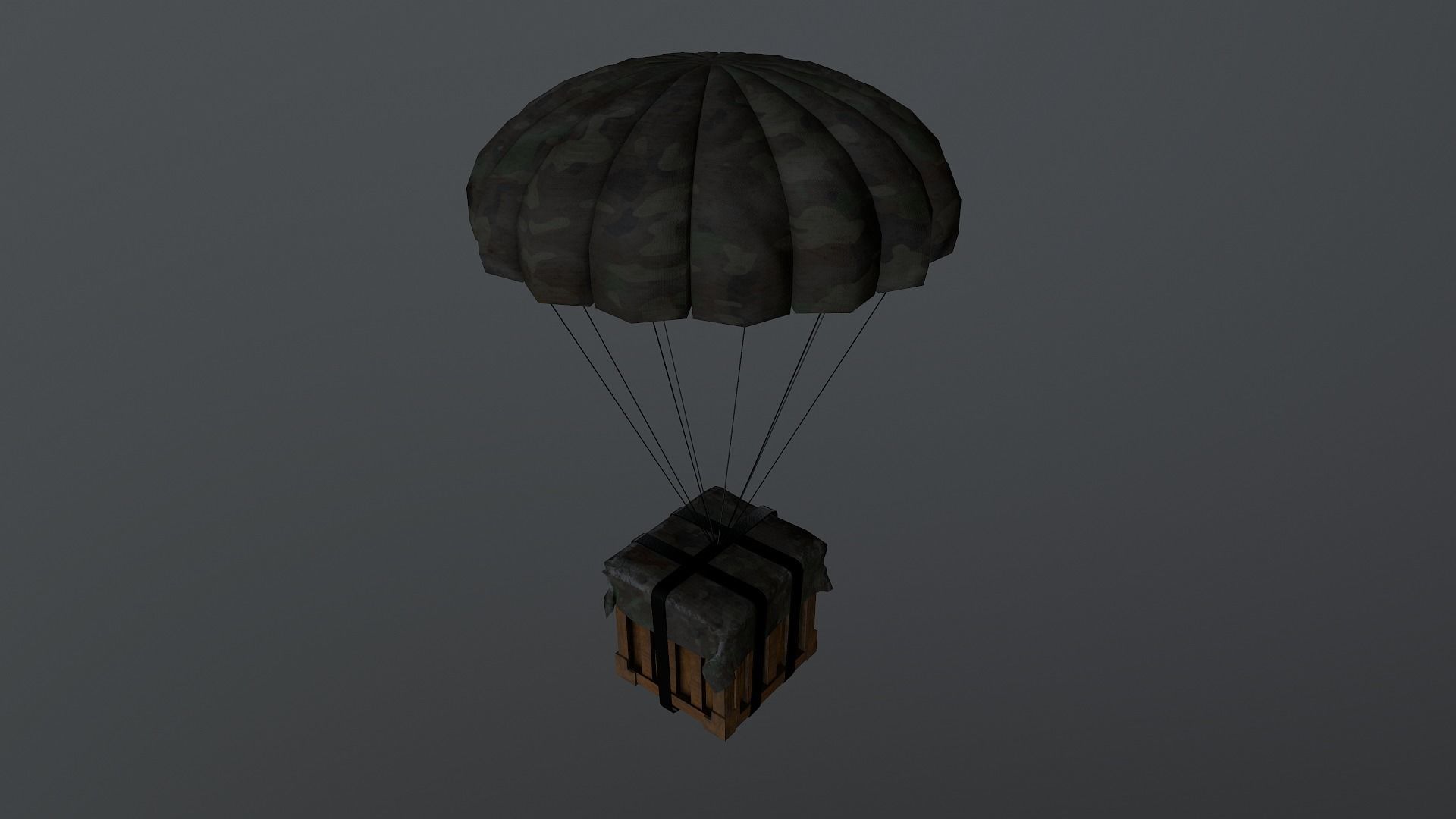 Air Drop Boxes Low-poly 3D model_31