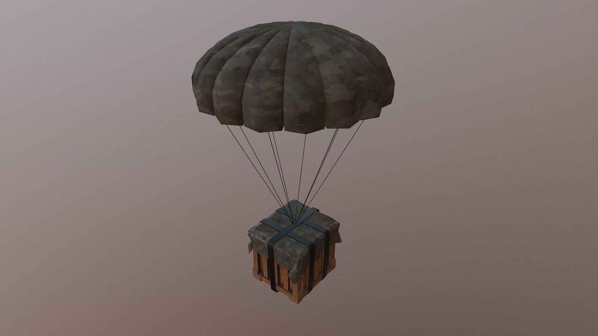 Air Drop Boxes Low-poly 3D model_21