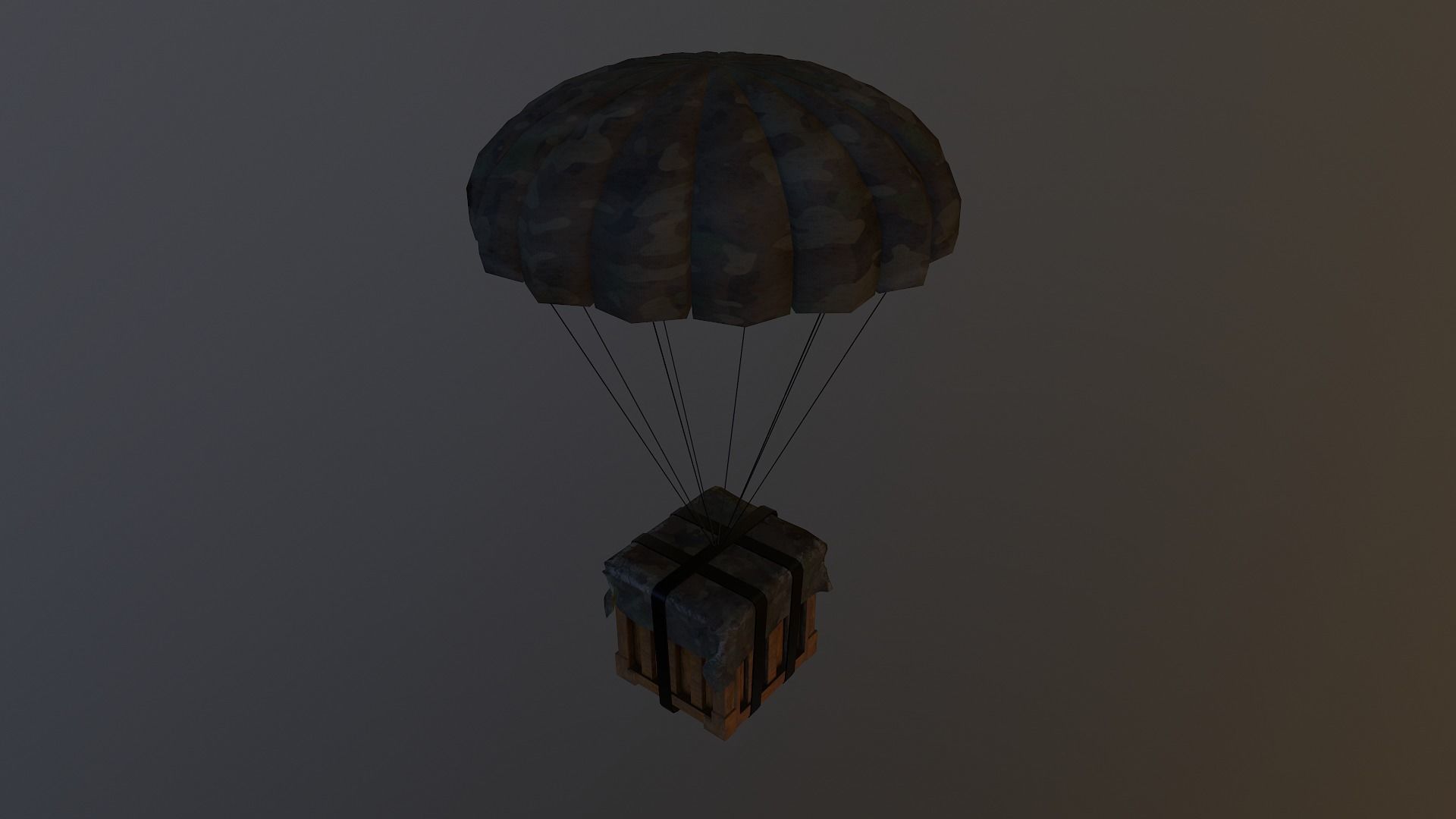 Air Drop Boxes Low-poly 3D model_18