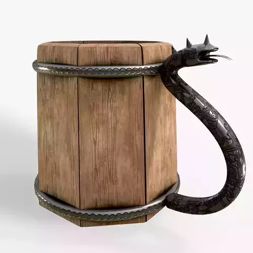  Cup Model with PBR texture