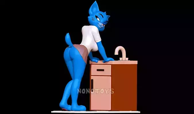 Nicole NSFW 3D print model