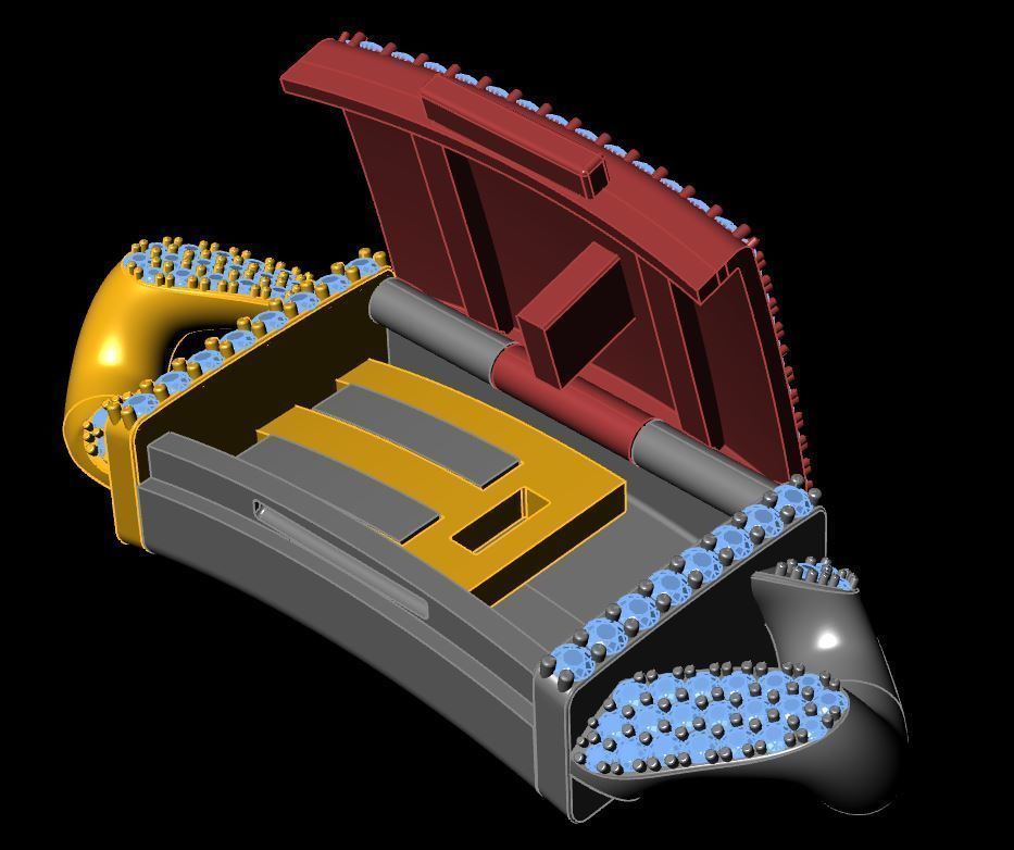 Diamond Cuban link 19mm 3D model_3