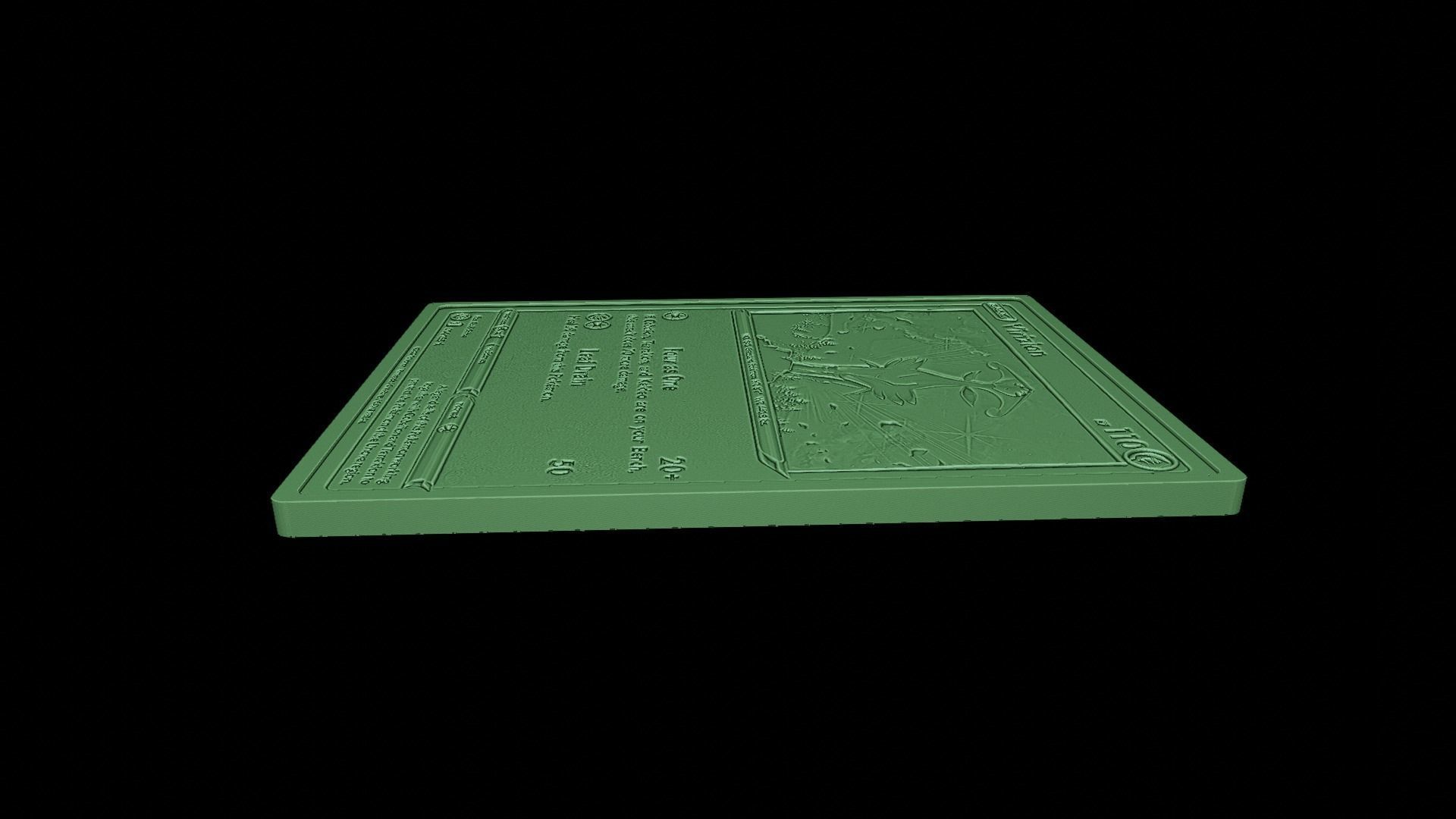 Virizion Pokemon 3D print model_2