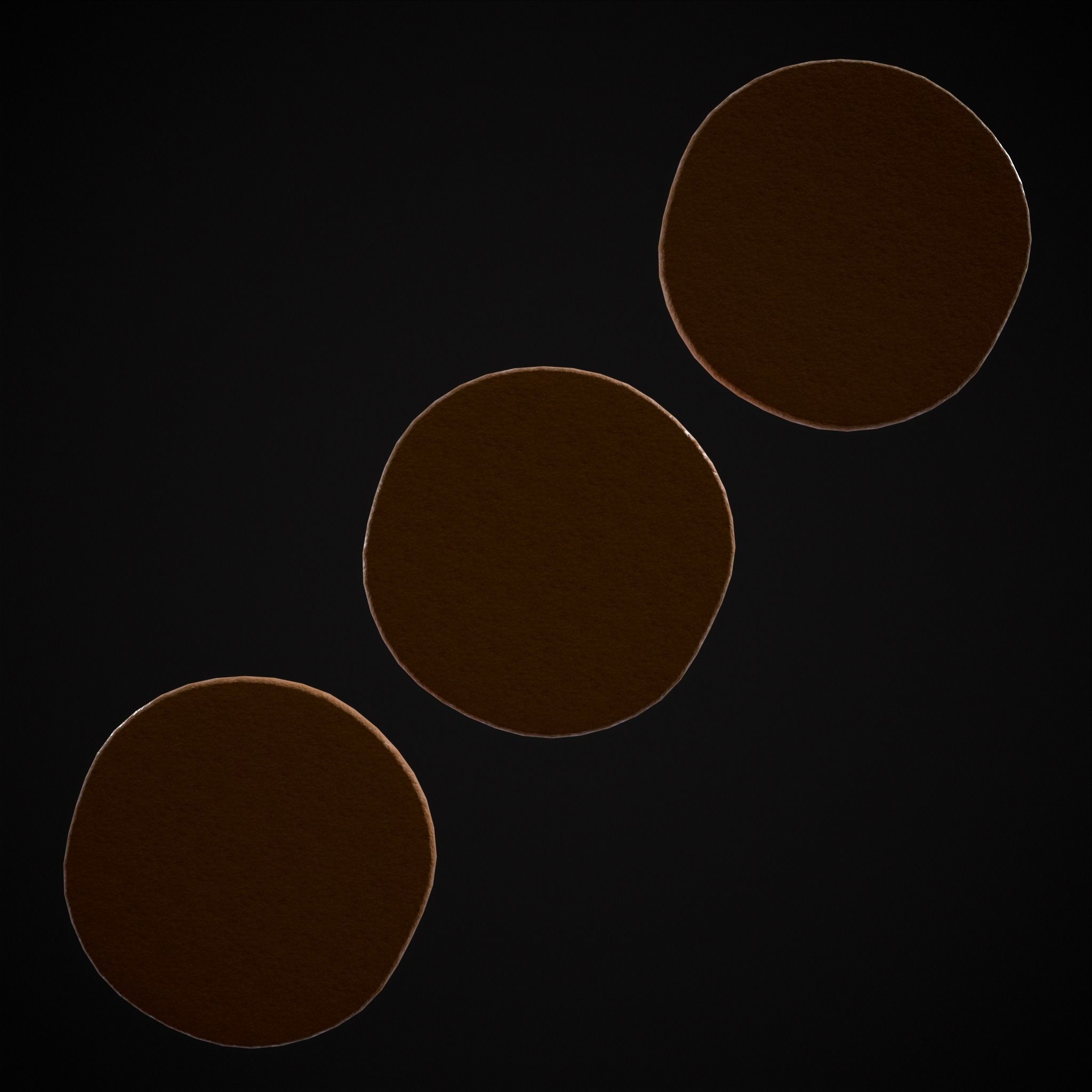Christmas Lights Cookie Low-poly 3D model_11
